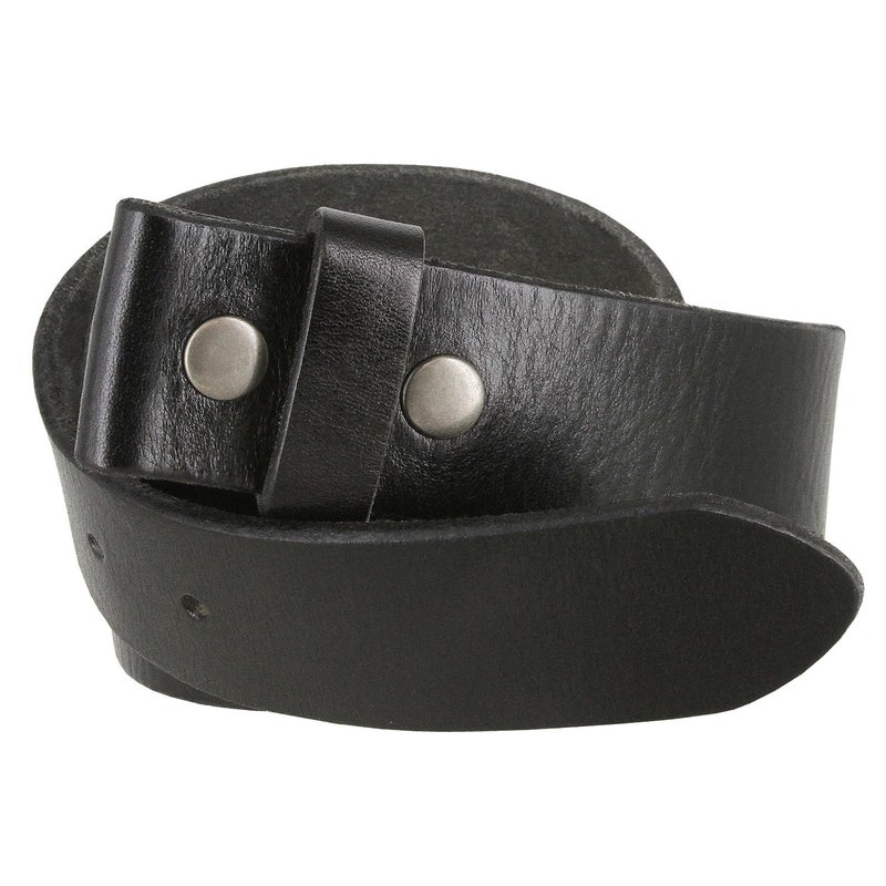 Belts.com 100% One-Piece Full Grain Leather Belt Strap with No Slot Hole 1-1/2"(38mm) Wide (Black, 38) - Image 2